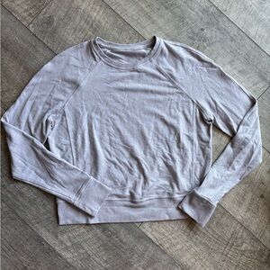 lululemon athletica Light Gray Crewneck Sweater